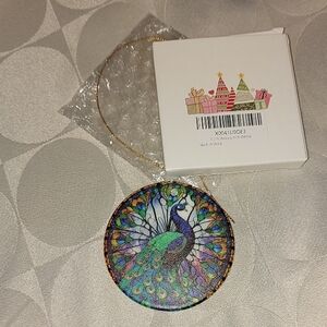 Peacock Holiday Ornament